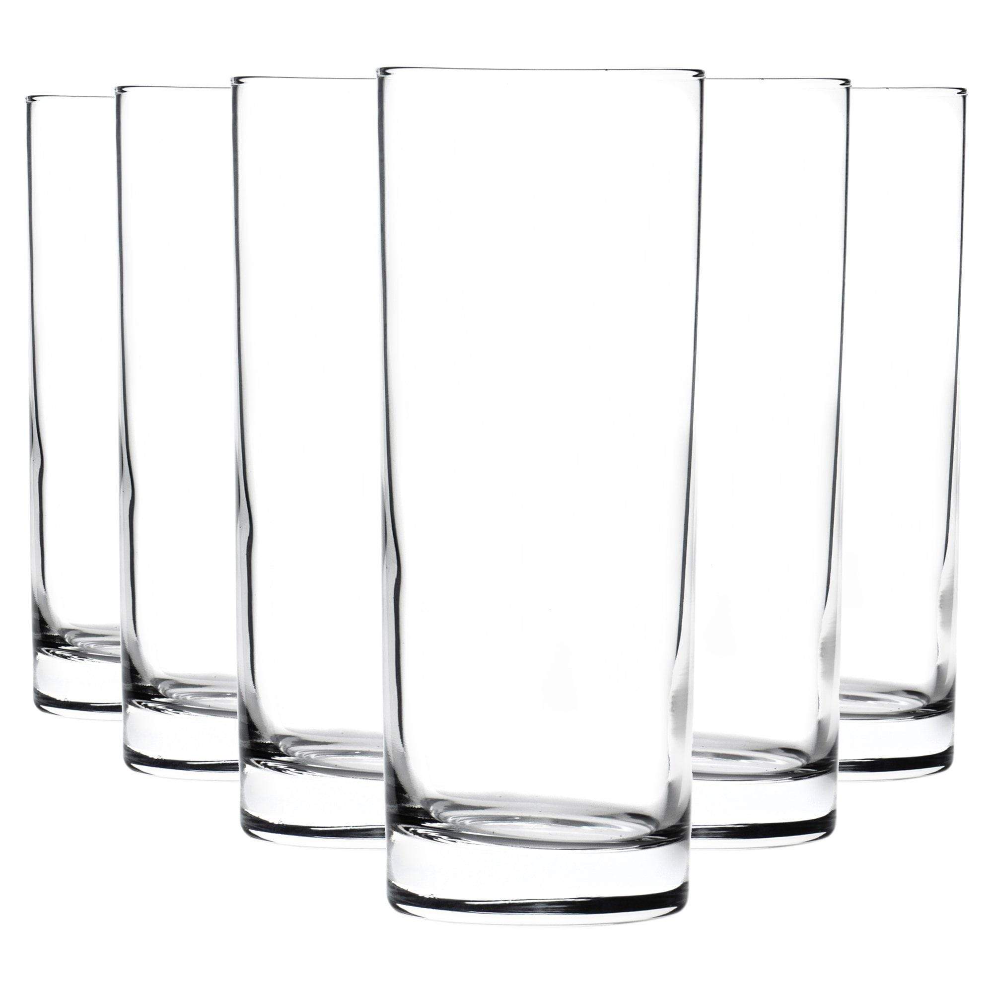 360ml Clear Classic Highball Glasses - Pack of Six