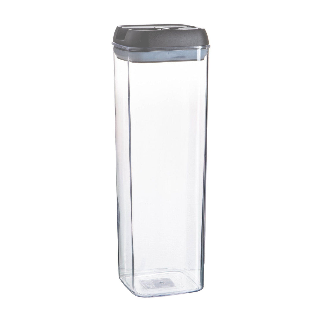 1.9L Grey Lid Airtight Flip-Lock Plastic Food Storage Container