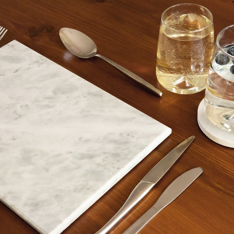 30cm x 20cm Marble Placemats - Pack of Six - By Argon Tableware