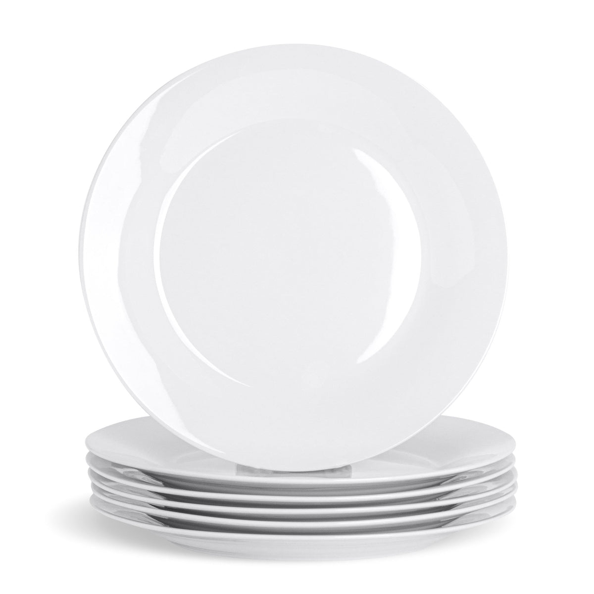 27cm Large China Dinner Plates Pack Six