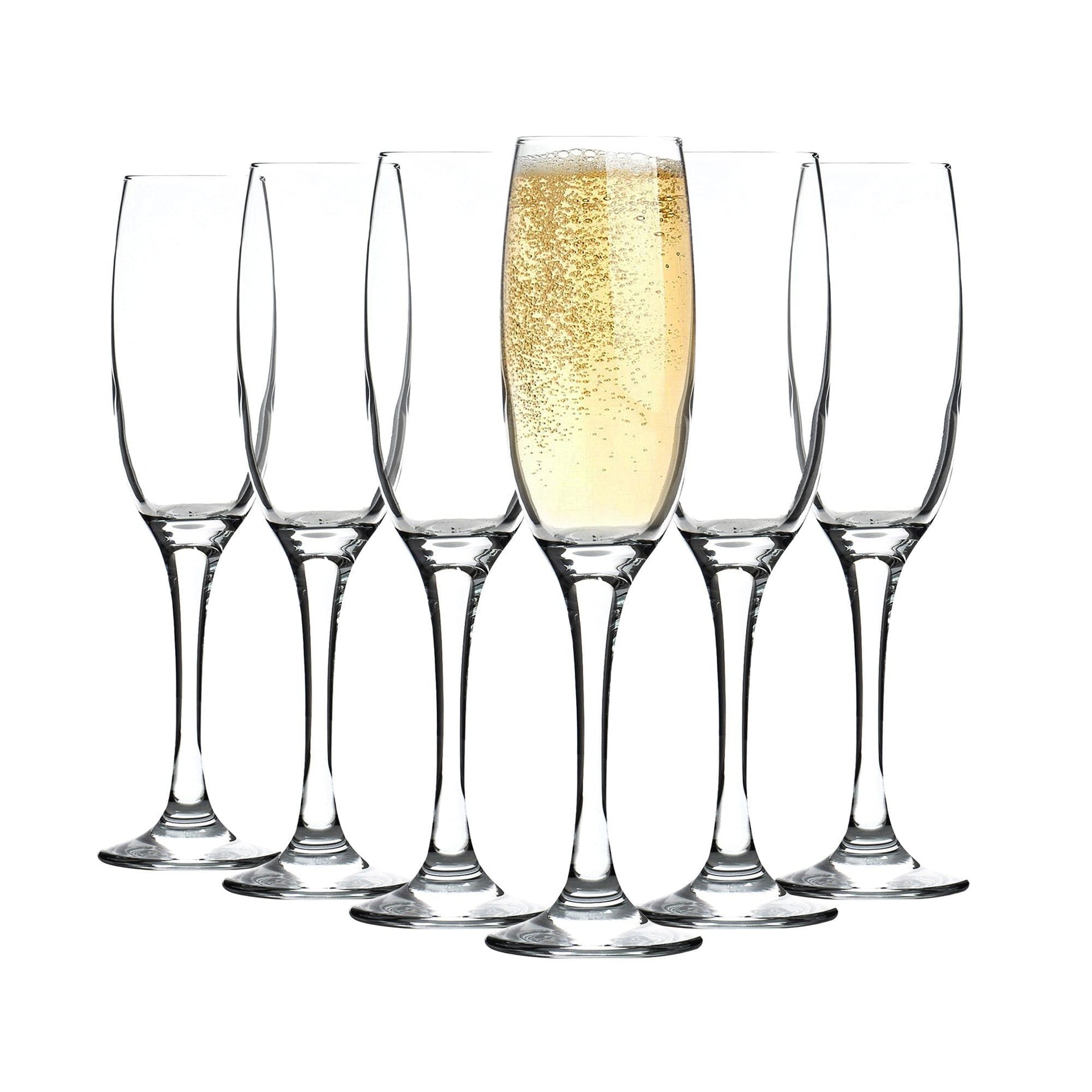 Classic Champagne Flutes Pack Six