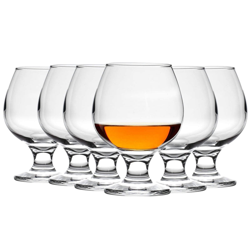 Argon Tableware Brandy/Cognac Snifter Glasses - Set of 6