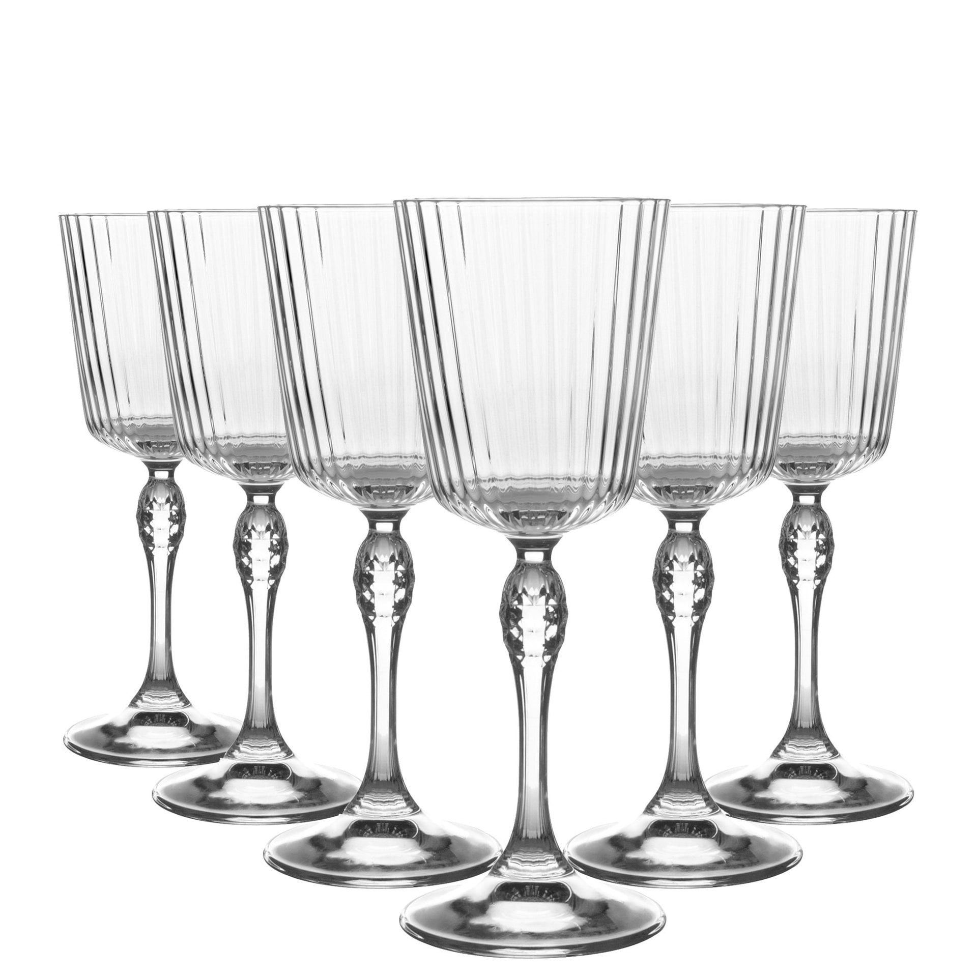 America 20s Cocktail Glasses Pack Six
