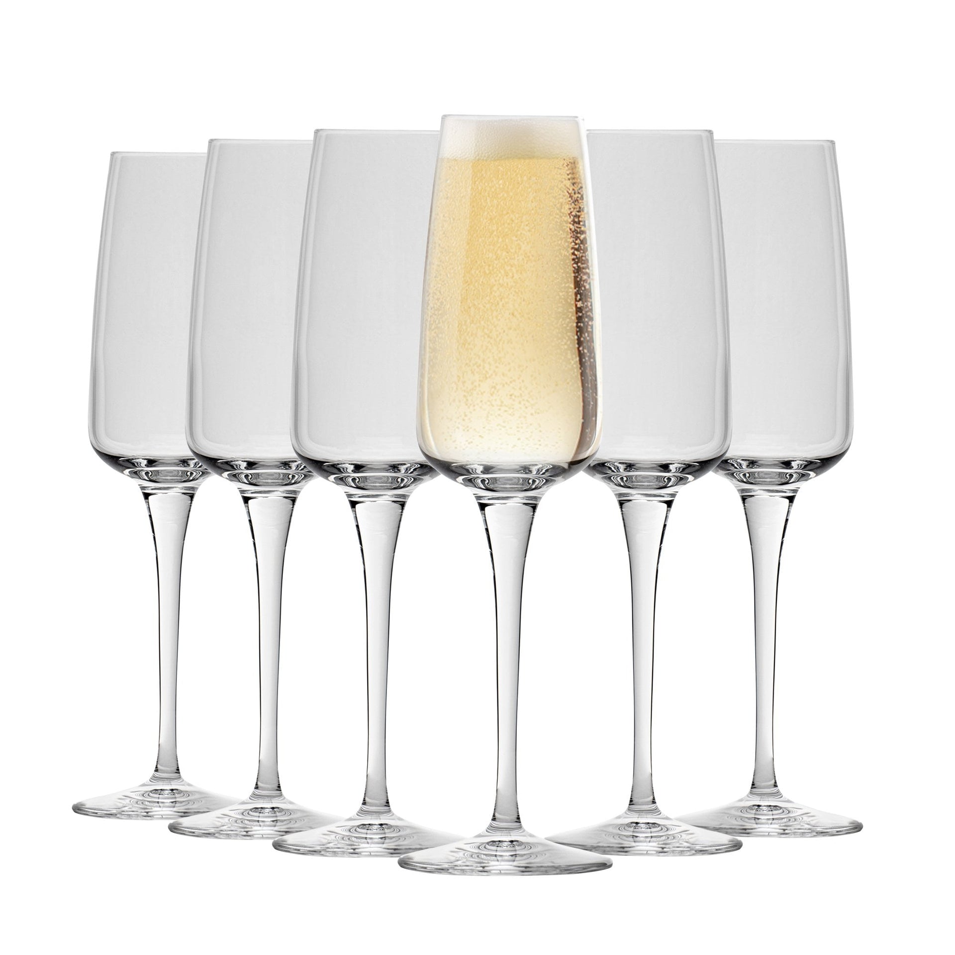 Aurum Champagne Flutes Pack Six