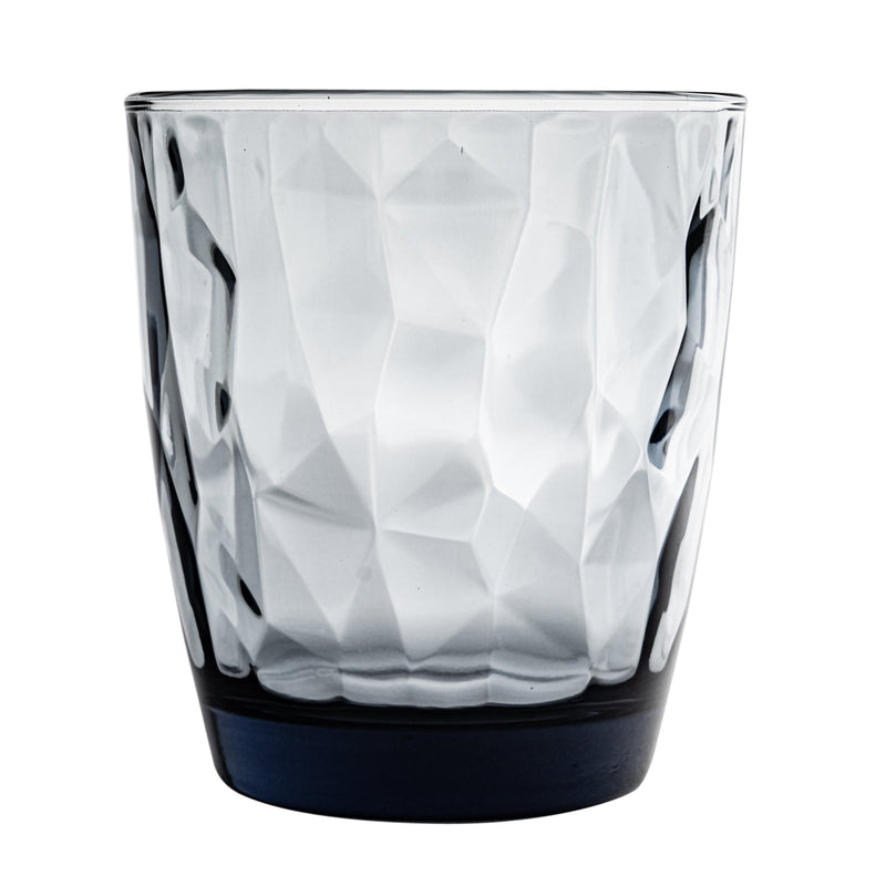 390ml Diamond Tumbler Glasses - Pack of Six - By Bormioli Rocco
