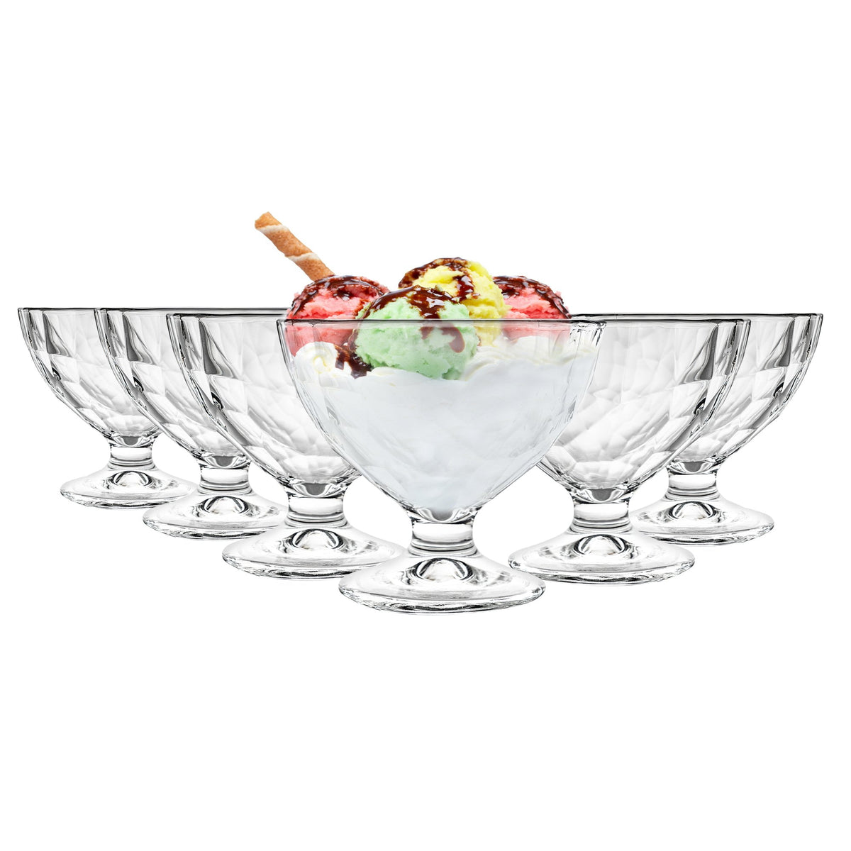 Diamond Ice Bowls Pack Six