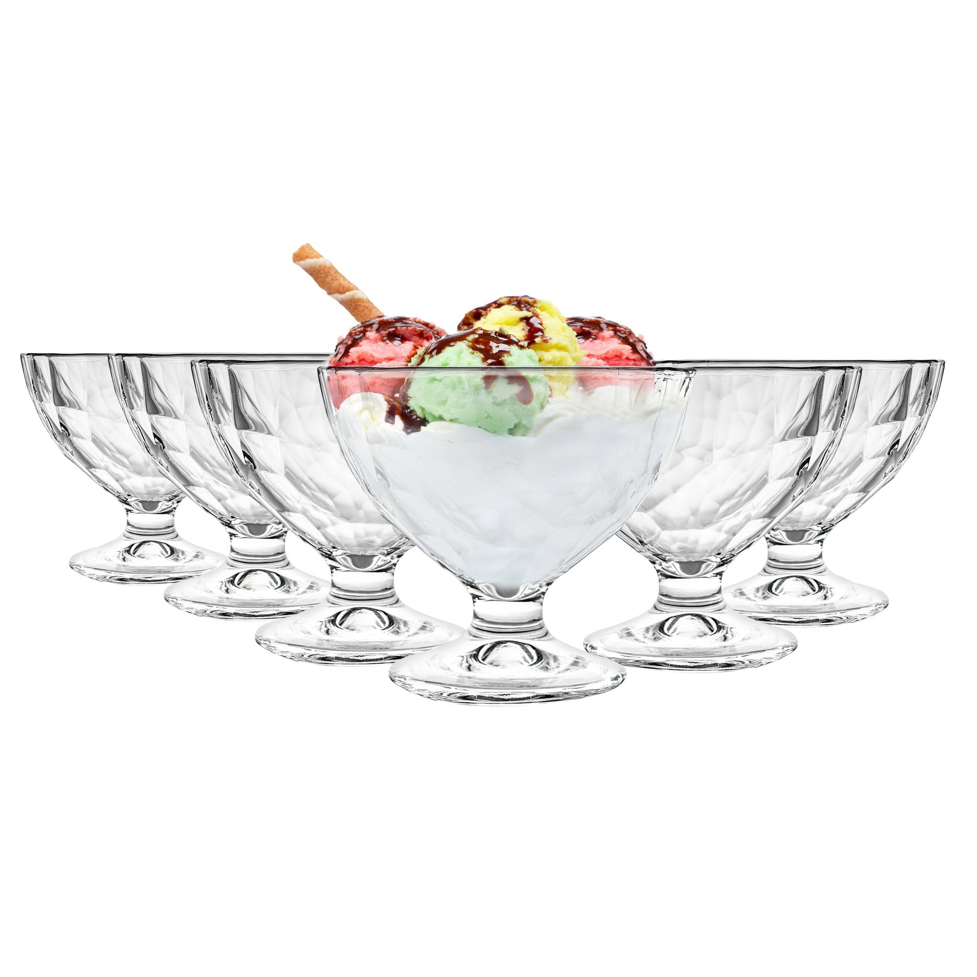 Diamond Ice Bowls Pack Six