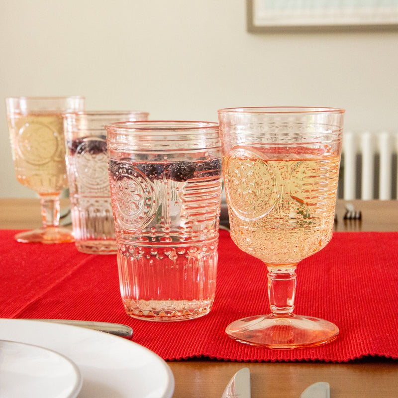 475ml Romantic Highball Glasses - Pack of Four - By Bormioli Rocco