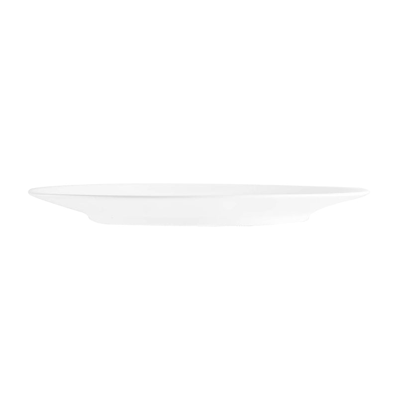 20cm White Toledo Glass Side Plates - Pack of Six - By Bormioli Rocco