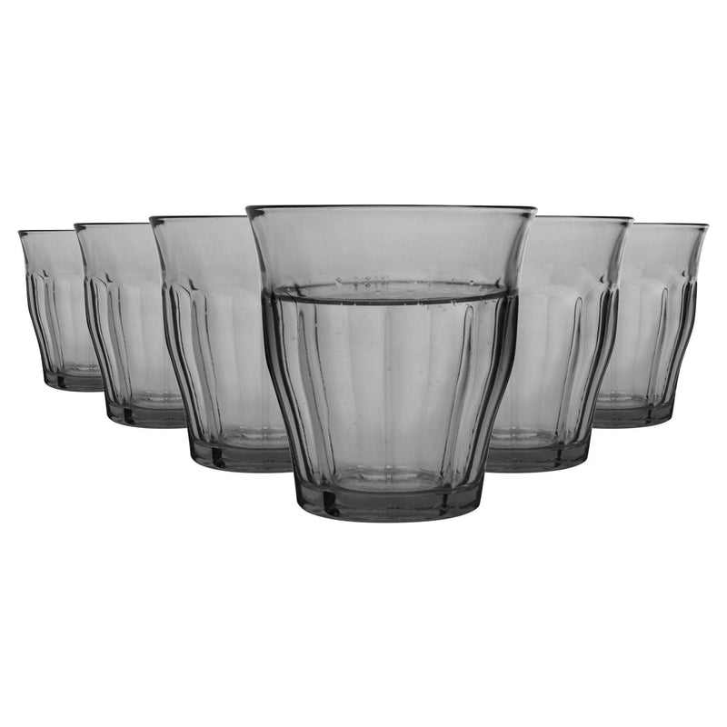 250ml Picardie Water Glasses - Pack of Six - By Duralex