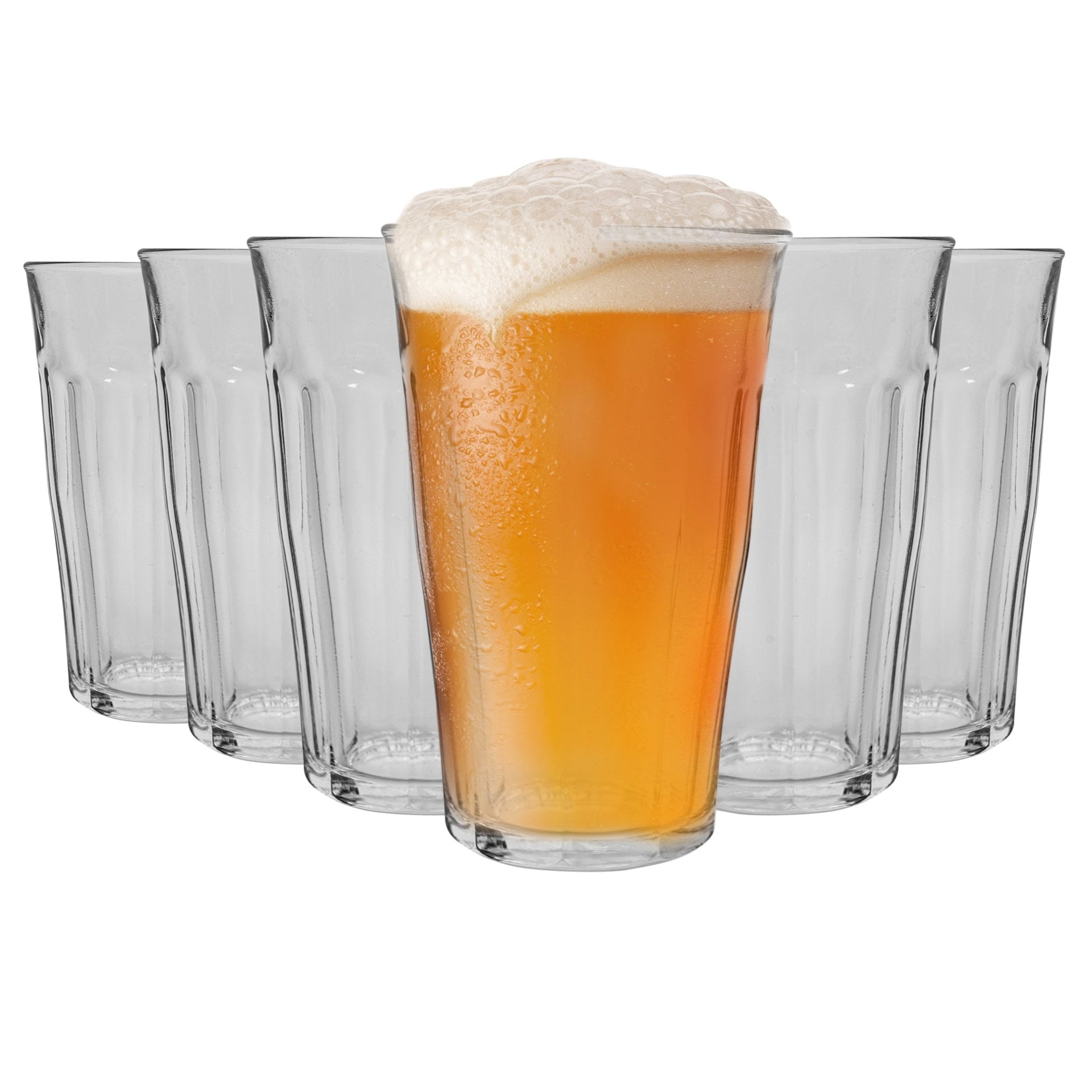 Picardie Beer Glasses Pack Six