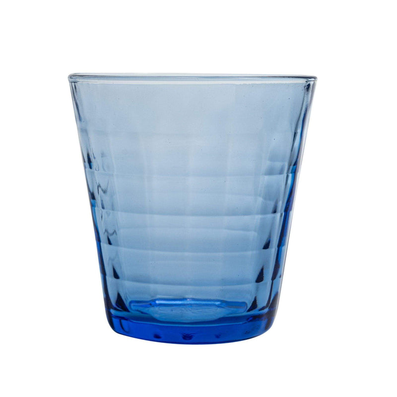 275ml Blue Prisme Water Glasses - Pack of Four - By Duralex
