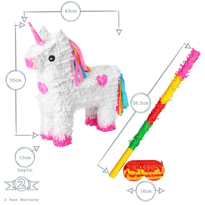 Unicorn Piñata Party Set - By Fax Potato