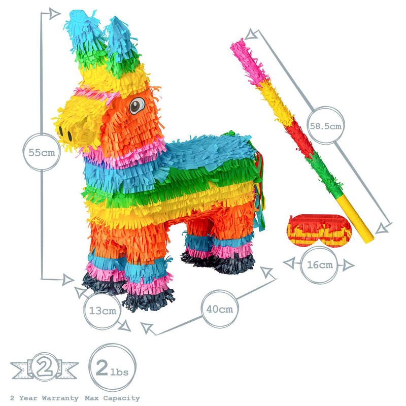 Donkey Piñata Party Set - By Fax Potato