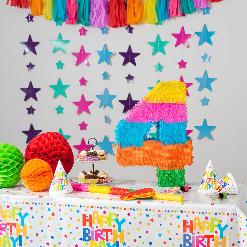 Number 4 Piñata Party Set - By Fax Potato
