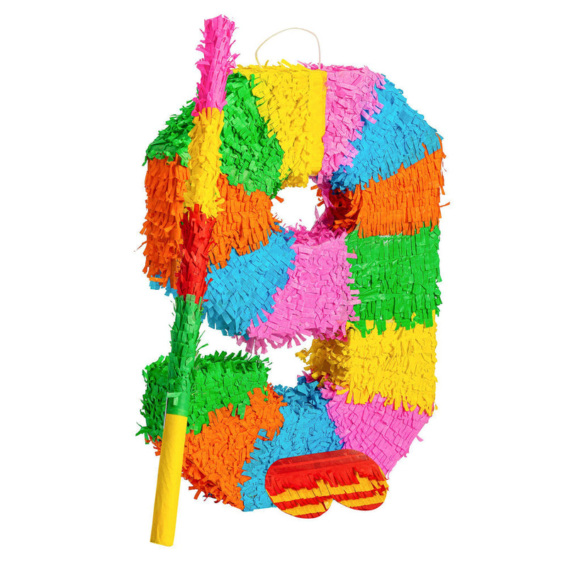Number 9 Piñata Party Set - By Fax Potato