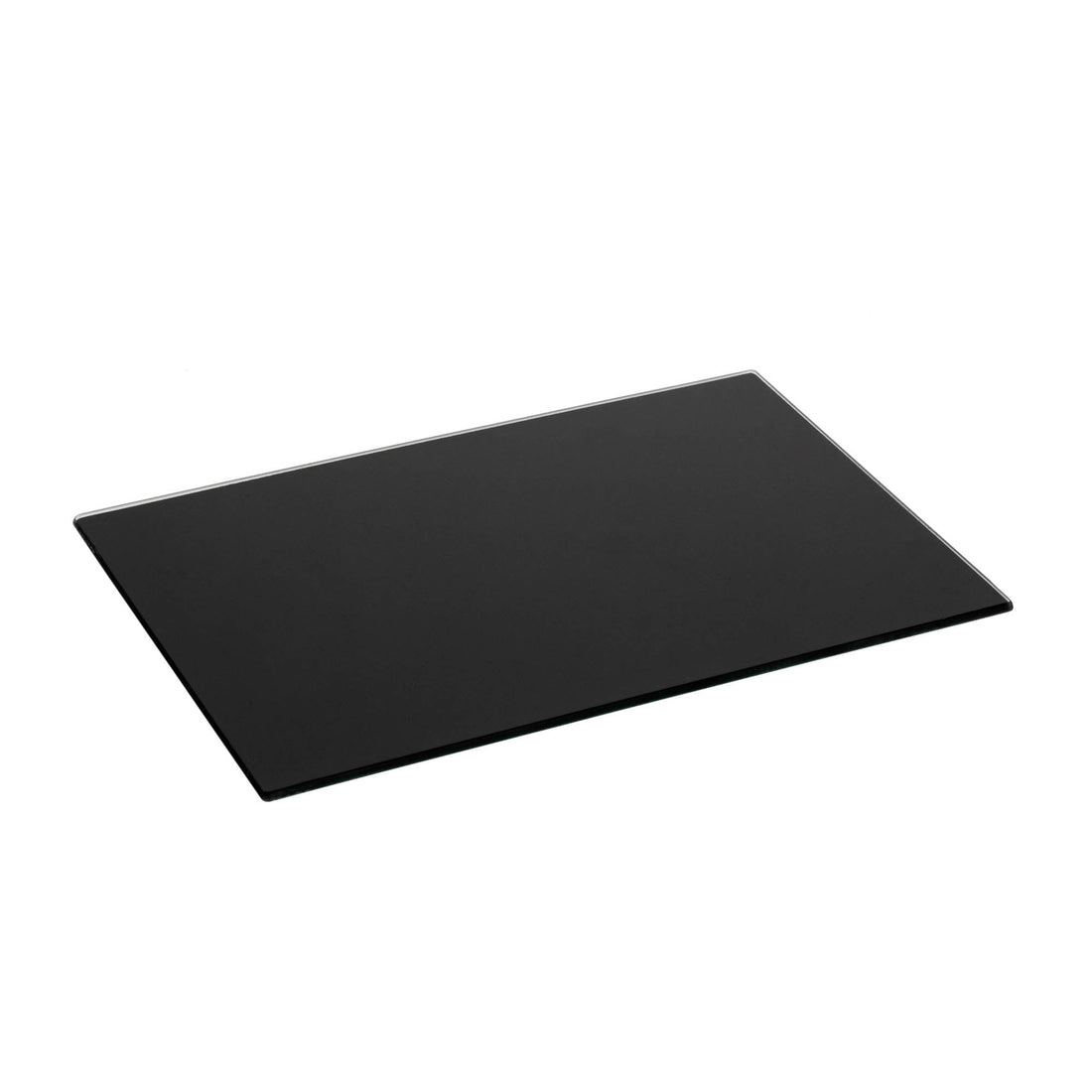 Black 30cm x 20cm Glass Chopping Board
