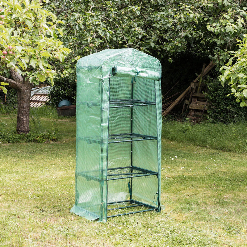 4 Tier Reinforced Plastic Mini Greenhouse - By Harbour Housewares