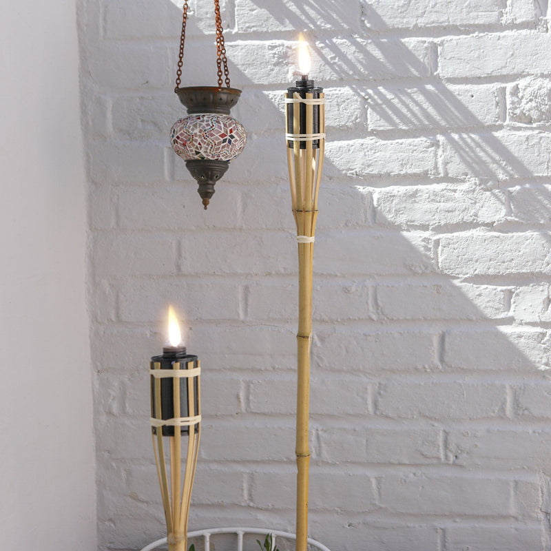 Bamboo Garden Torches - Pack of Six - By Harbour Housewares