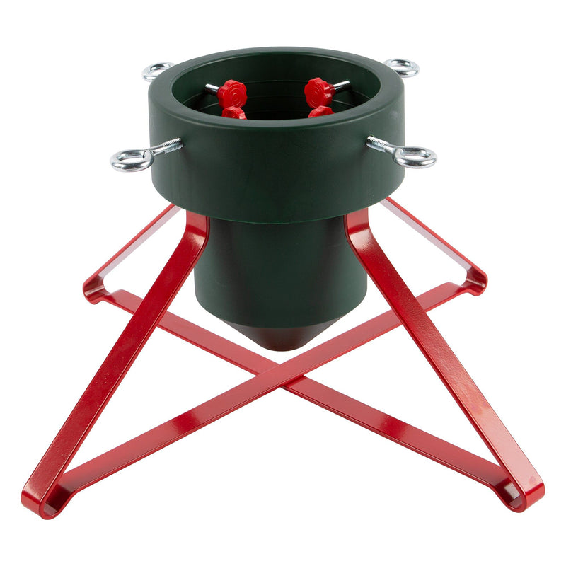 39cm Green and Red Classic Christmas Tree Stand - By Harbour Housewares