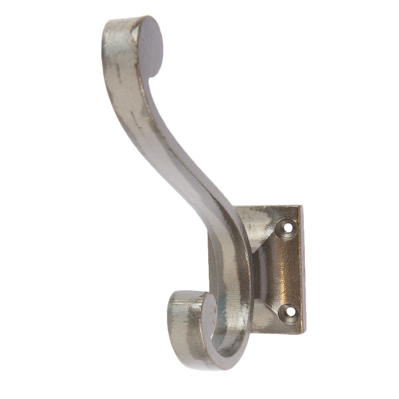35mm x 105mm Square Back Hat & Coat Hook - By Hammer & Tongs