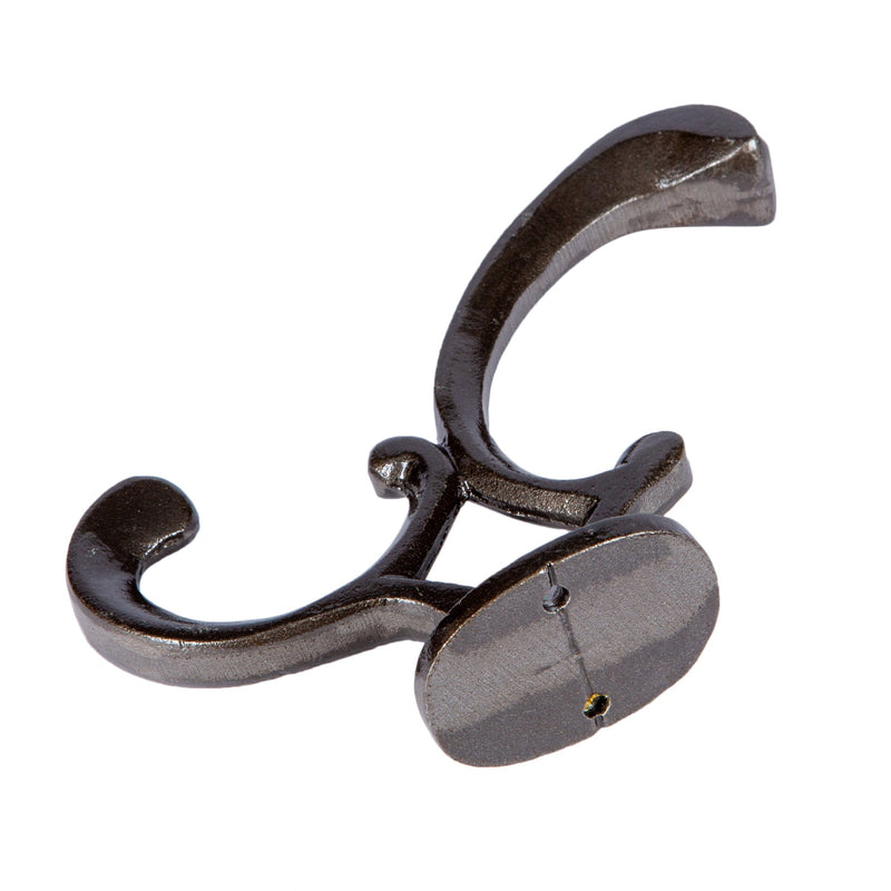 30mm x 130mm Ornamental Hat & Coat Hook - By Hammer & Tongs