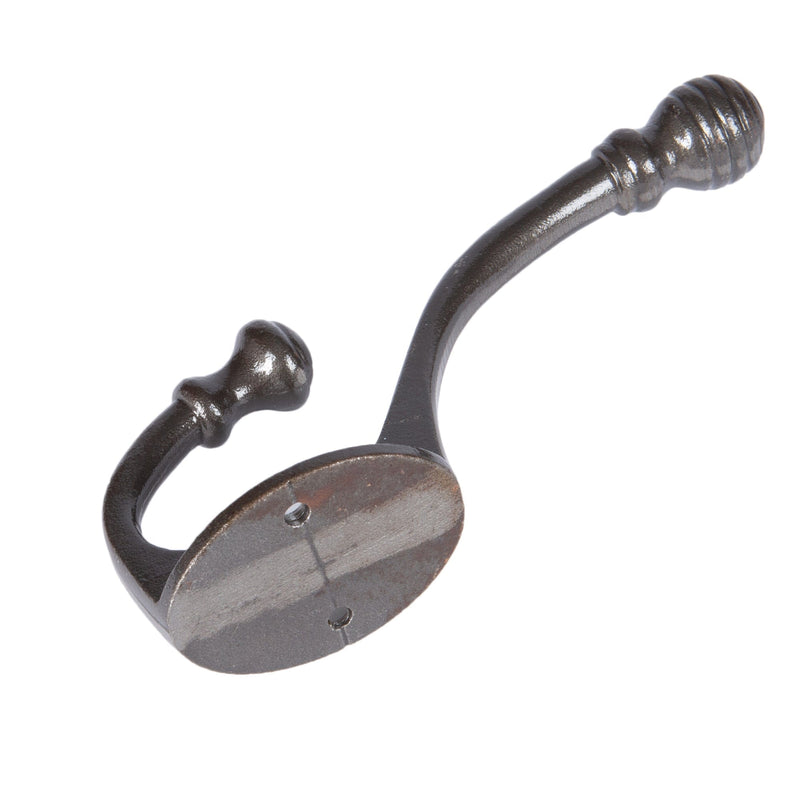 35mm x 135mm Ball End Hat & Coat Hook - By Hammer & Tongs
