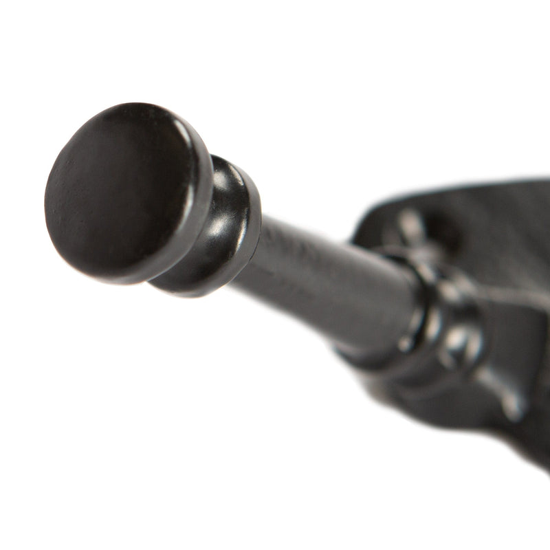 45mm x 95mm Black Arrowhead Ball End Hook - By Hammer & Tongs