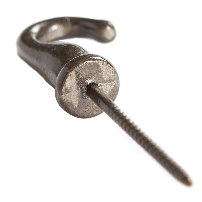 20mm x 35mm Screw Hook - By Hammer & Tongs
