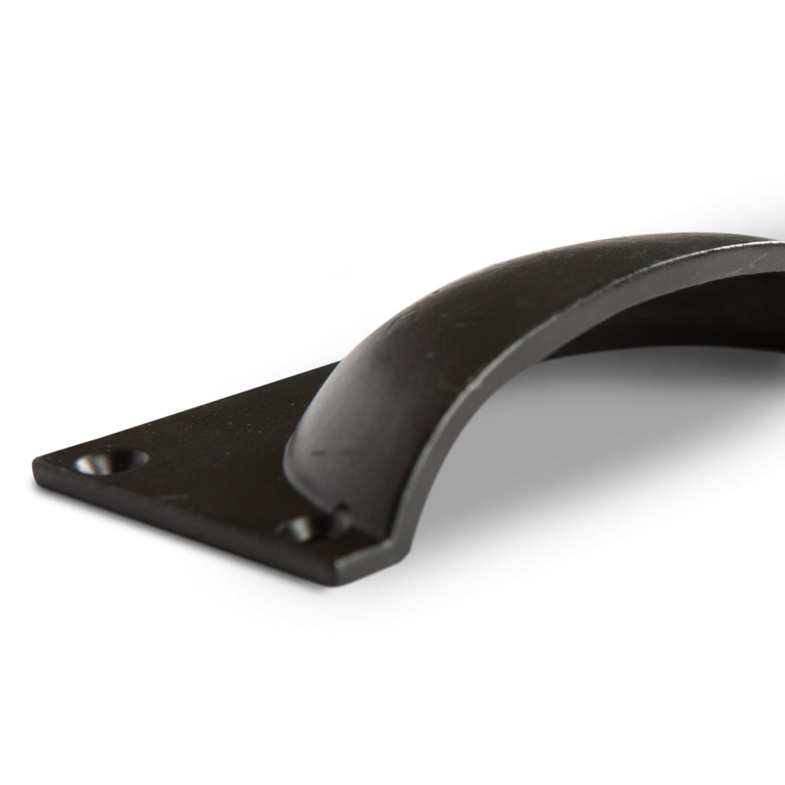 Black 105mm x 50mm Rectangular Iron Cabinet Cup Handle