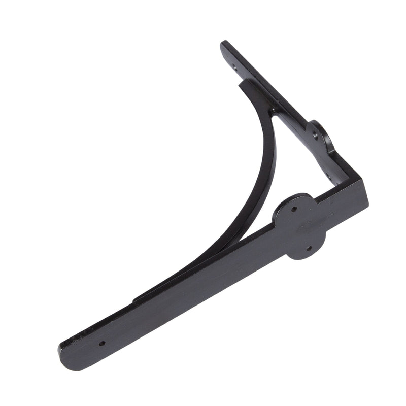205mm Curved Iron Shelf Bracket - By Hammer & Tongs