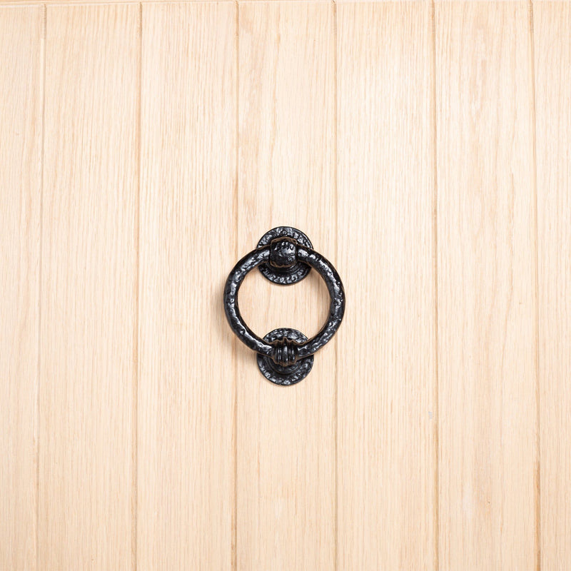 145mm Black Rustic Door Knocker - By Hammer & Tongs