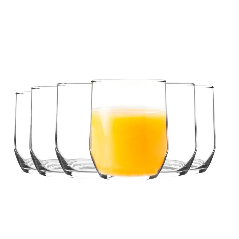 LAV 6 Piece Sude Whiskey Glasses Set - 315ml