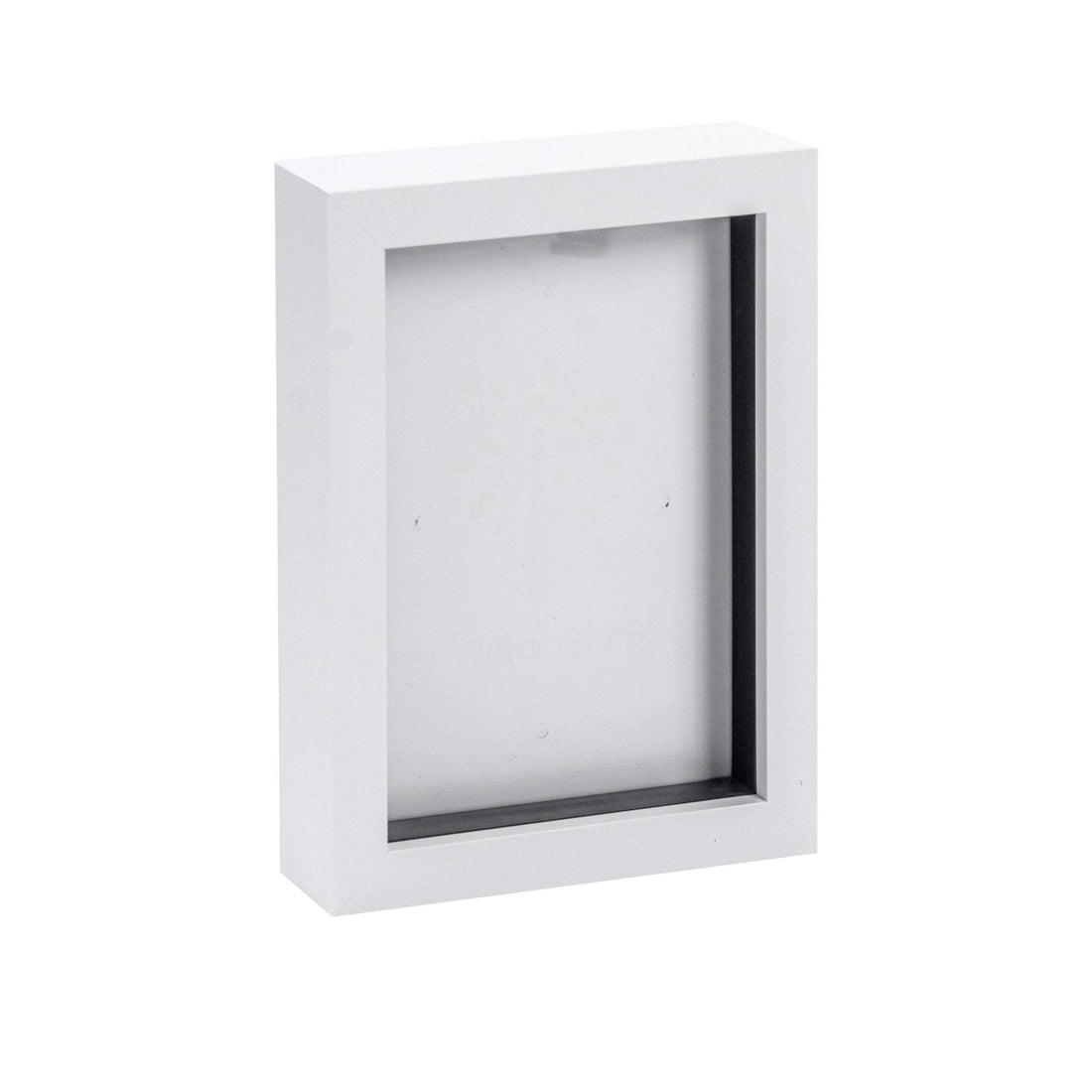 White 5" x 7" Shadow Box Photo Frame