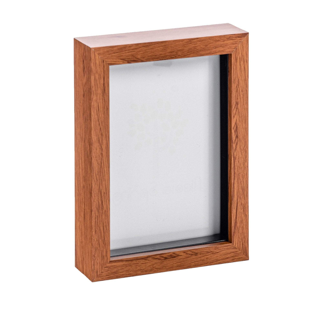 Dark Wood 5" x 7" Shadow Box Photo Frame