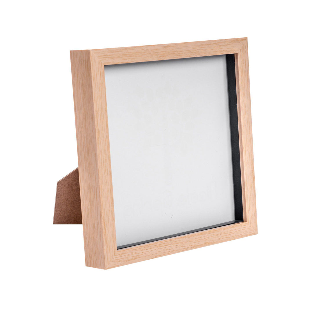 Light Wood 8" x 8" Shadow Box Photo Frame