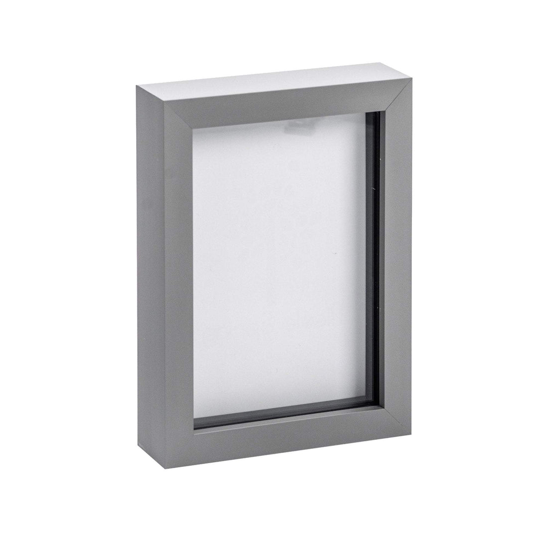 Grey 5" x 7" Shadow Box Photo Frame