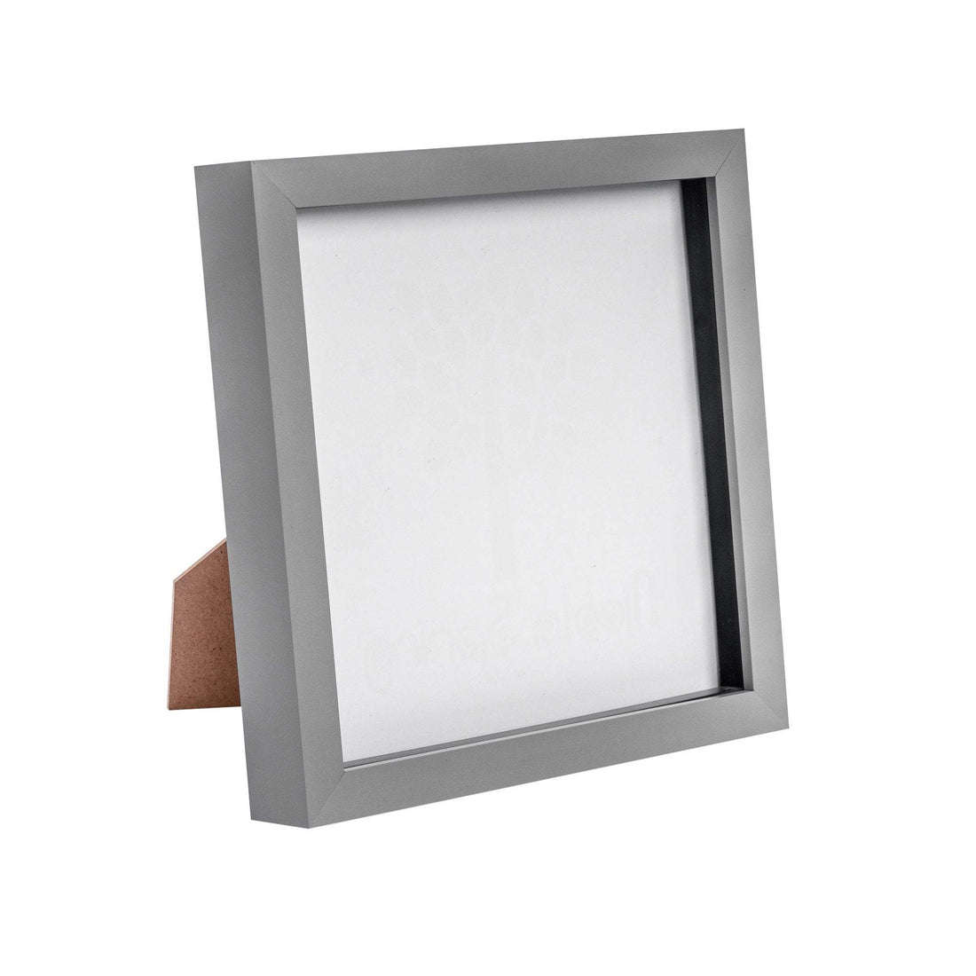 Grey 8" x 8" Shadow Box Photo Frame