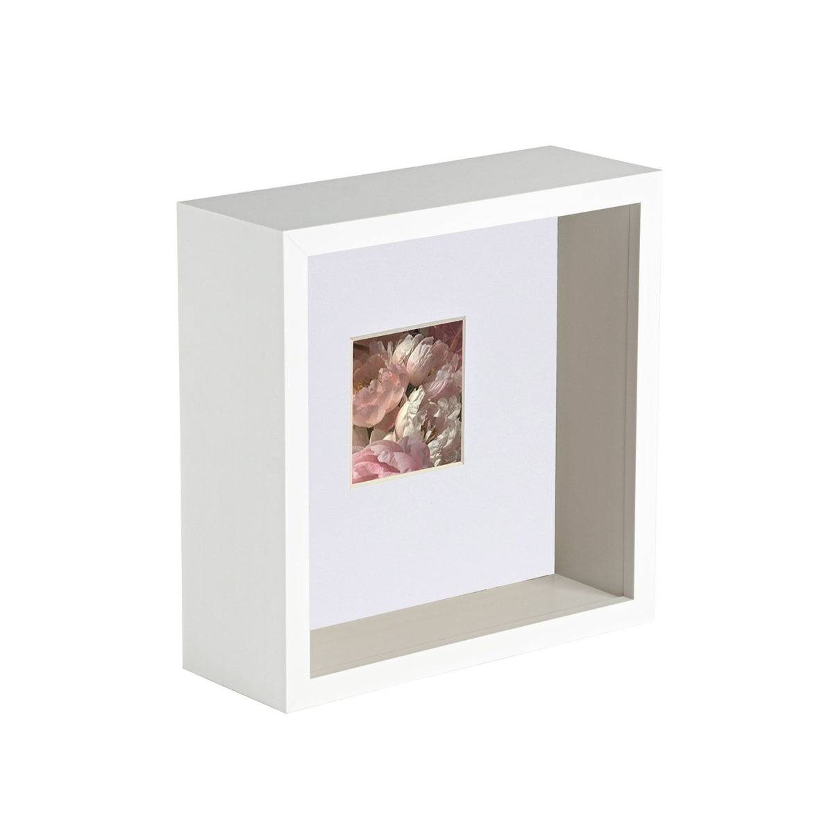 6" x 6" 3D Deep Box Photo Frame 2" x 2" Mount