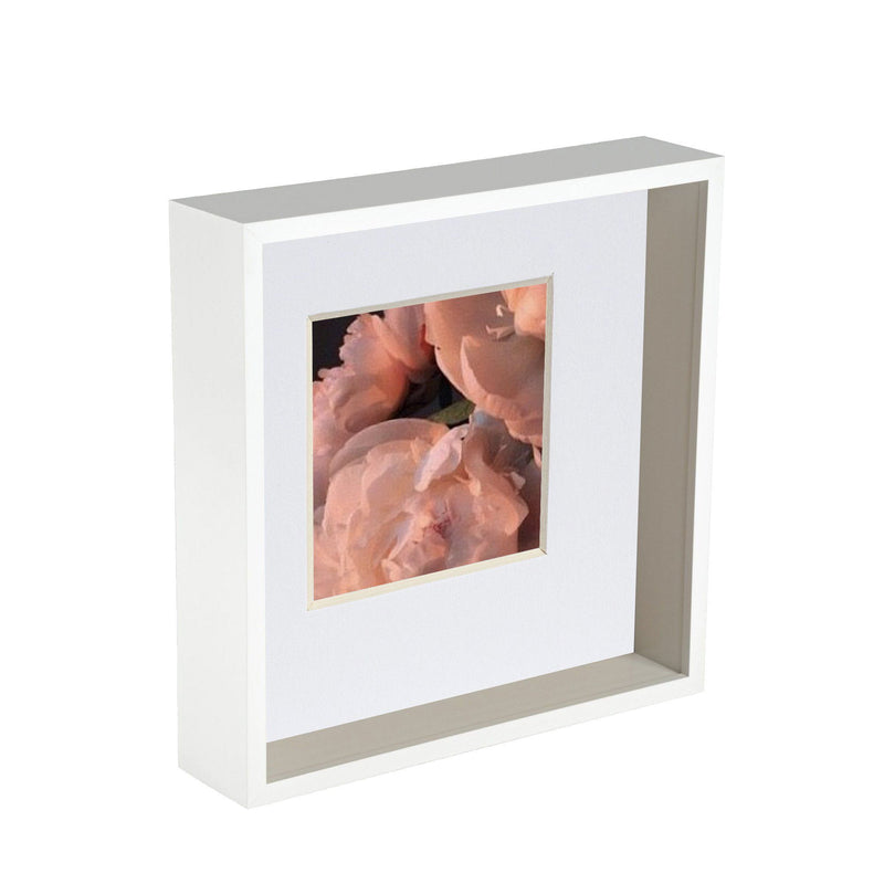 3D Deep Box Photo Frame - 10 x 10 with 6 x 6 Mount - By Nicola Spring