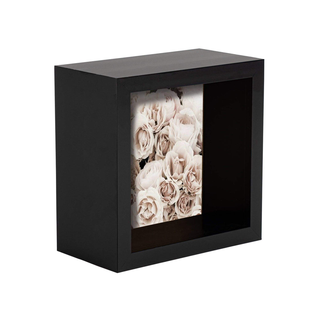 Black 4" x 4" Deep Shadow Box Photo Frame