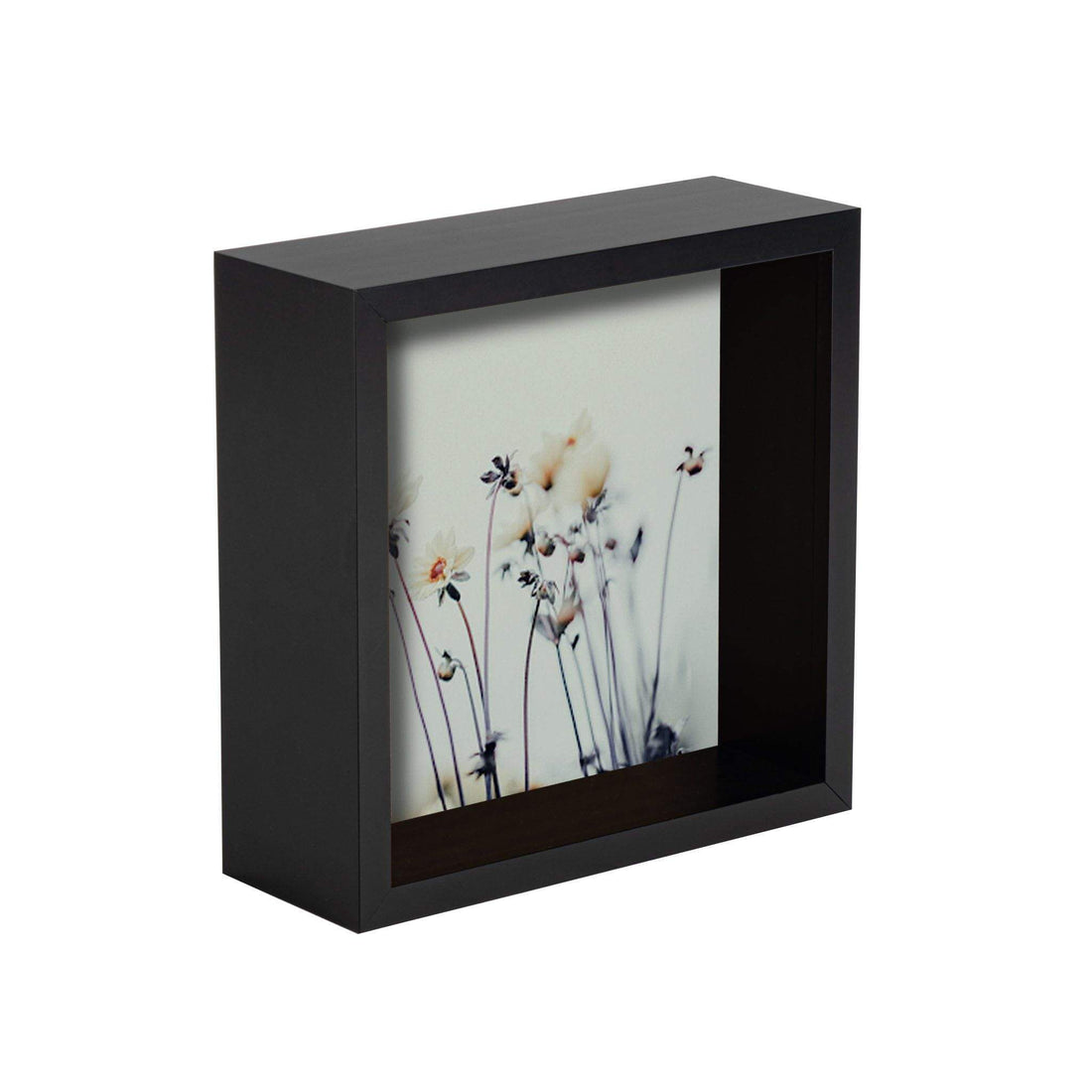 Black 6" x 6" Deep Shadow Box Photo Frame