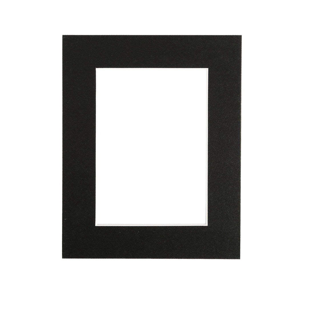 Black 5" x 7" Picture Mount for 8" x 10" Frame