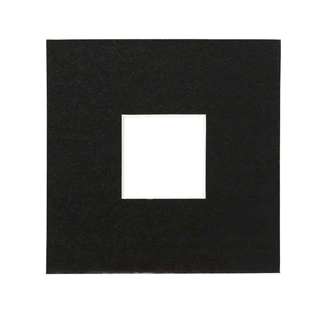 Black 2" x 2" Picture Mount for 6" x 6" Frame
