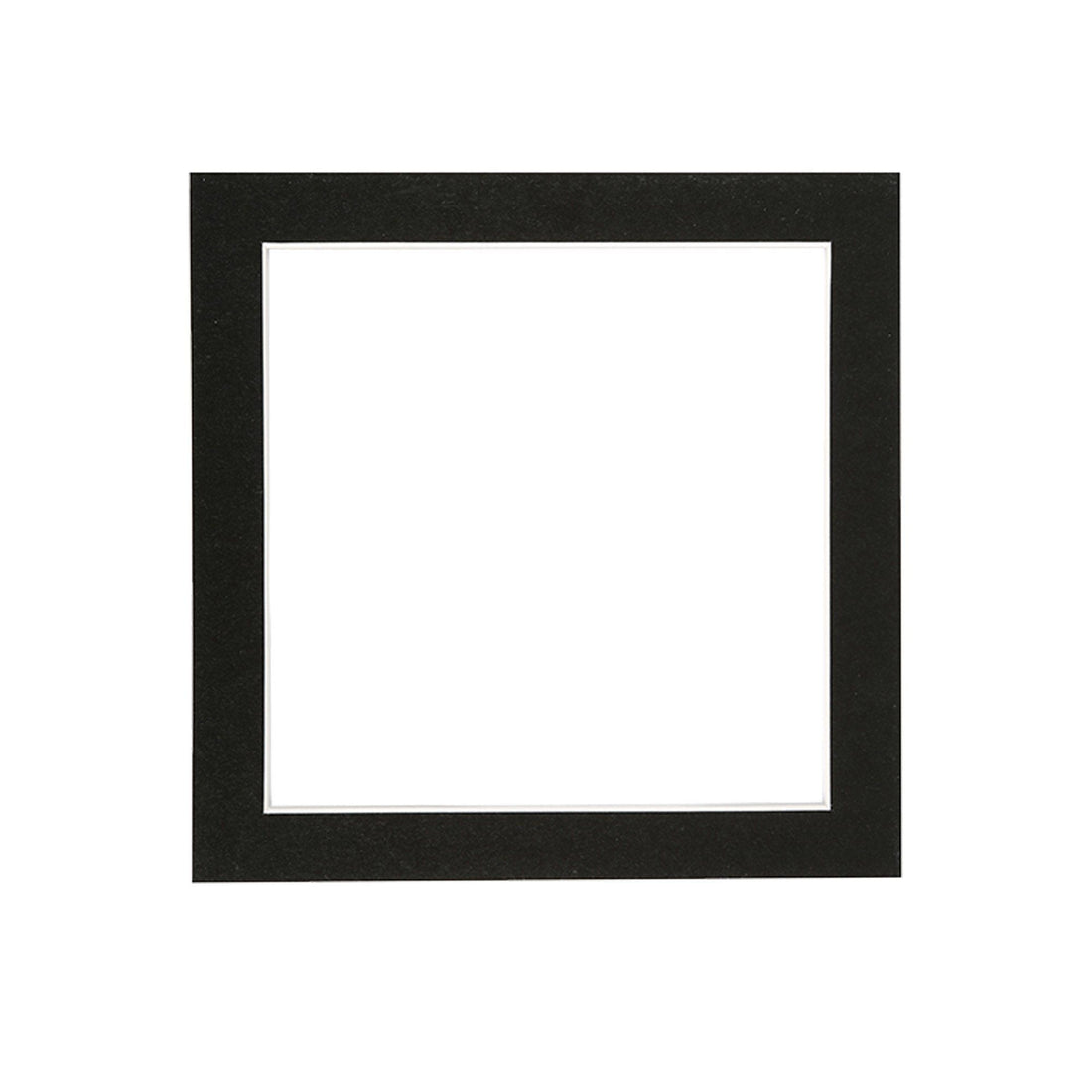 Black 8" x 8" Picture Mount for 10" x 10" Frame