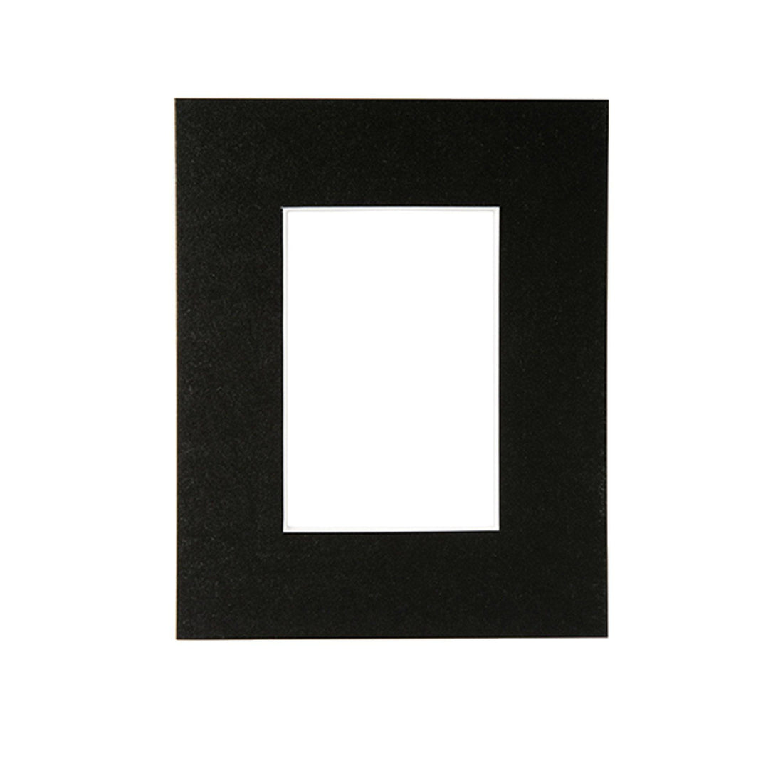 Black 4" x 6" Picture Mount for 8" x 10" Frame