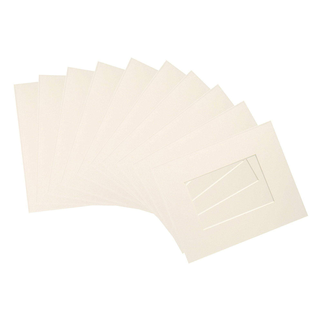 Ivory 4" x 6" Picture Mounts for 8" x 10" Frame - Pack of 10