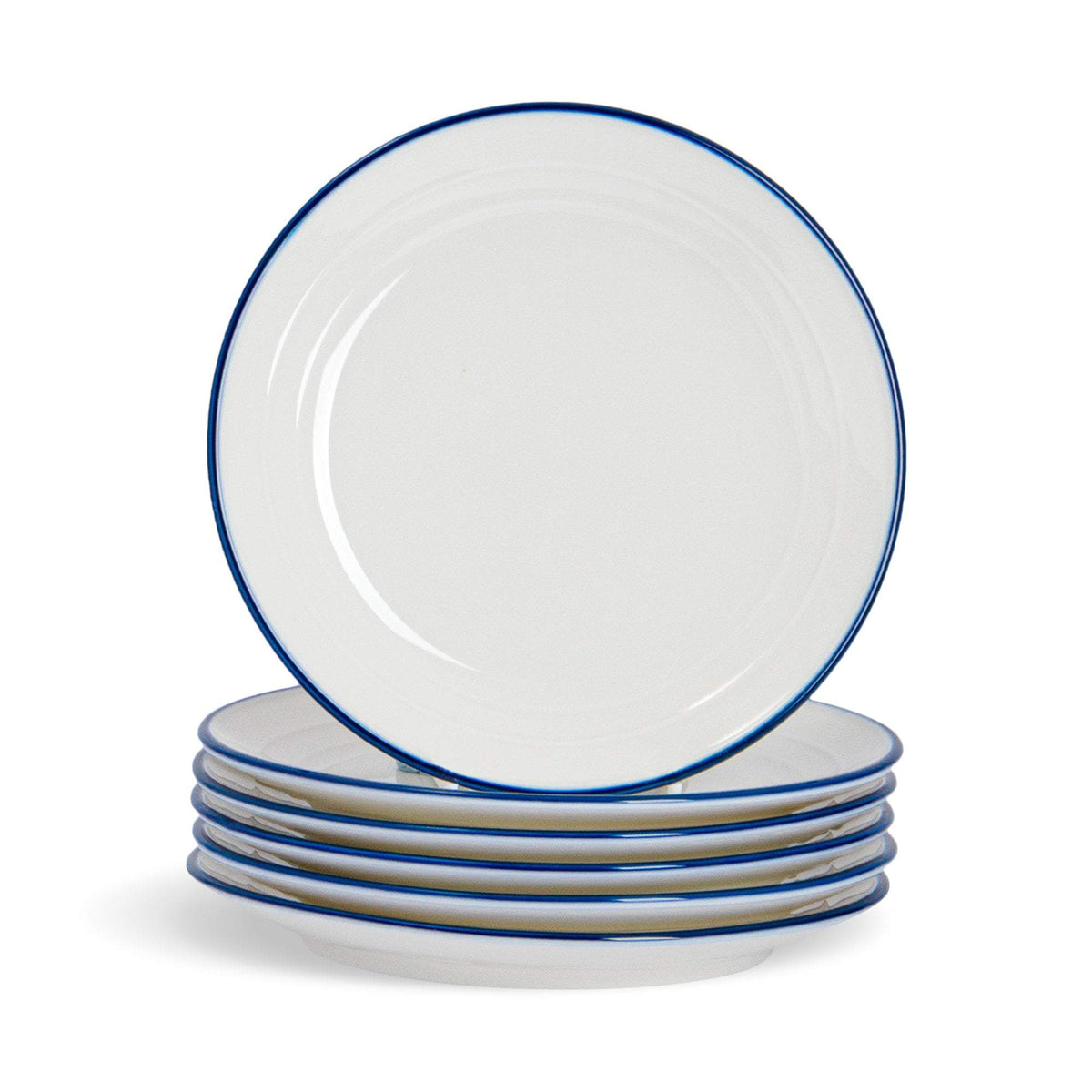 21cm Farmhouse Porcelain Dessert Plates Pack Six