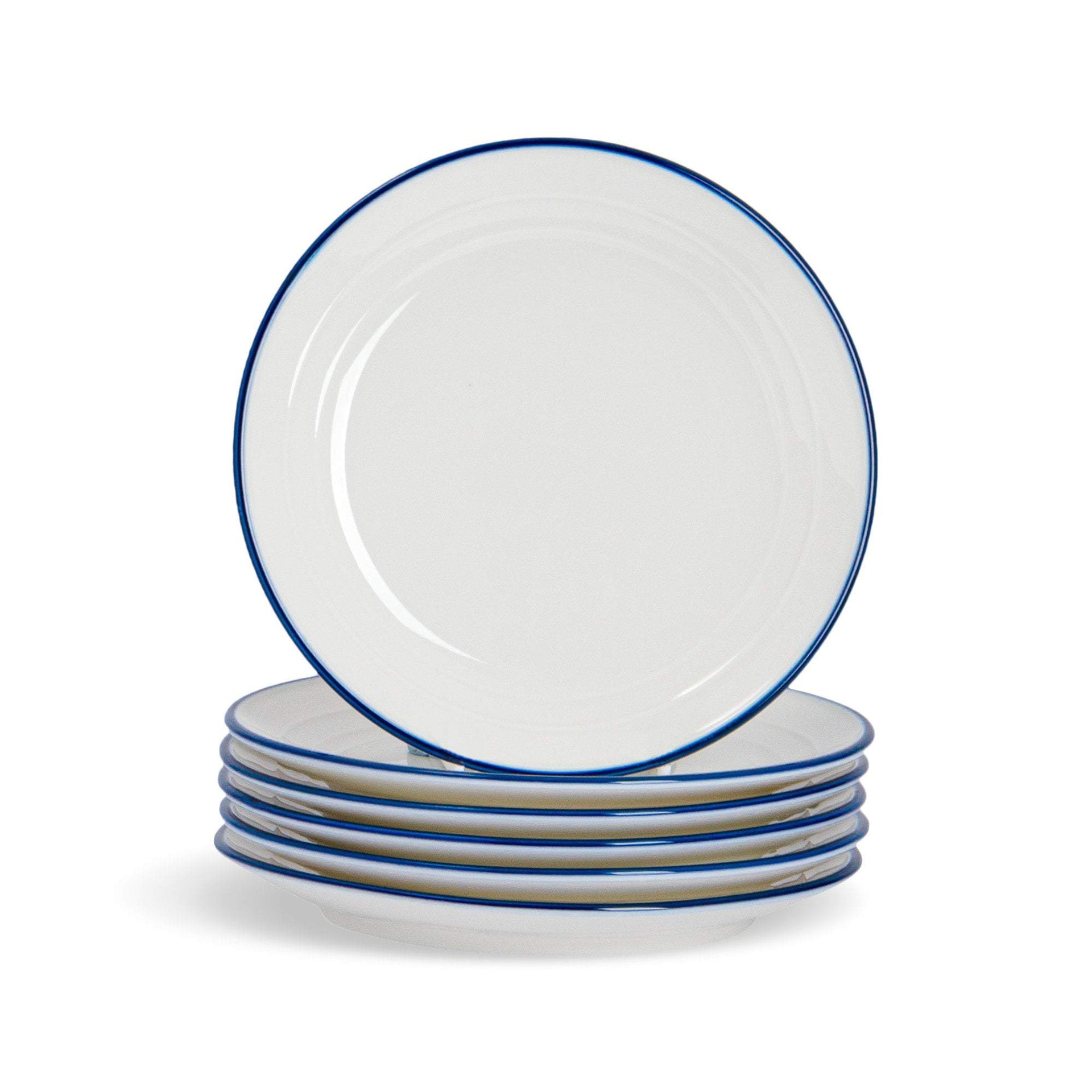 16cm Farmhouse Porcelain Side Plates Pack Six
