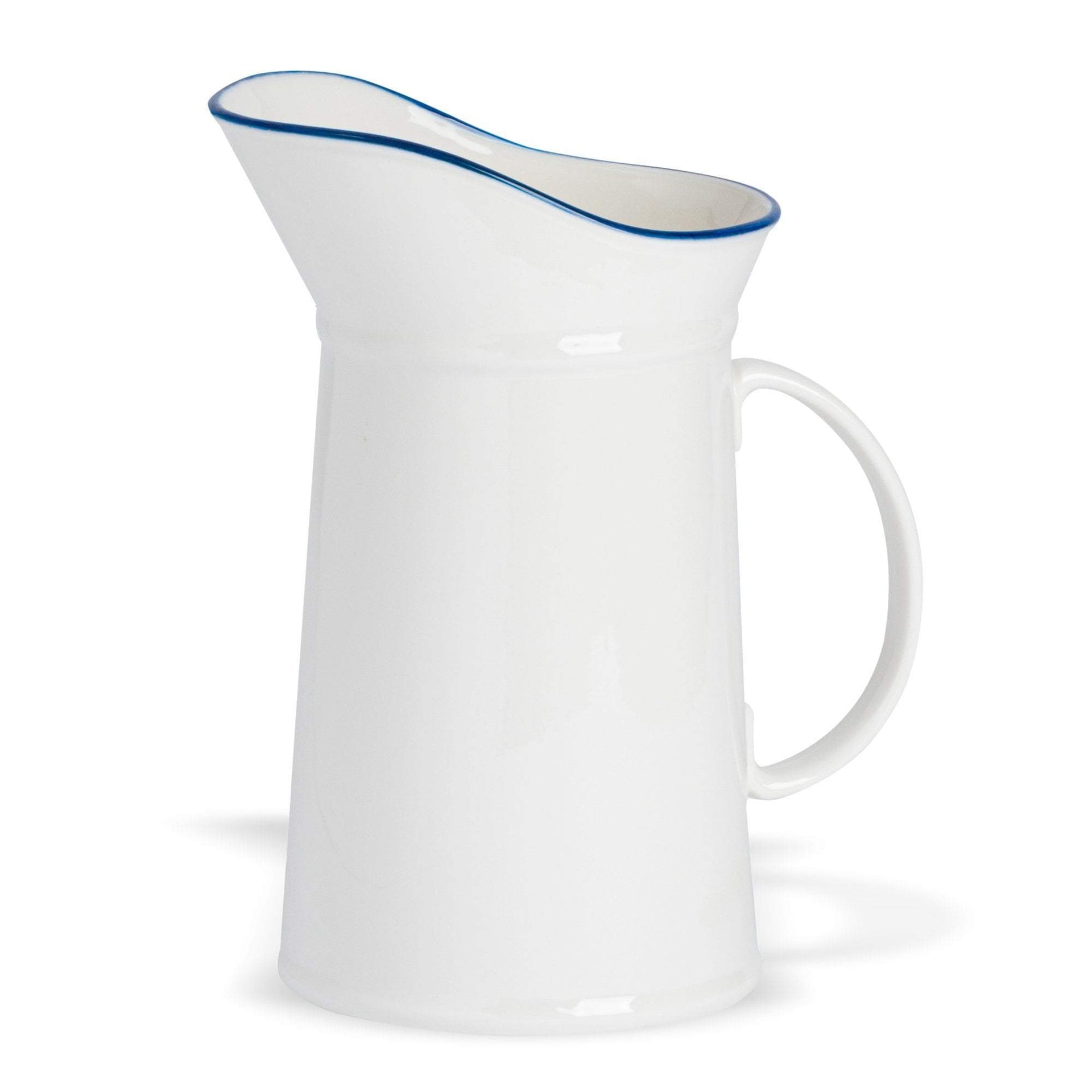 Farmhouse Porcelain Water Milk or Gravy Jug